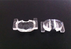 大功率LED路燈專(zhuān)用透鏡，花生米透鏡， led雙角度透鏡 ，led路燈透鏡