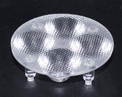 光學(xué)透鏡,<font color='red'>大功率led透鏡</font>,連體天花燈透鏡，XJ-50-4*1帶腳珠面